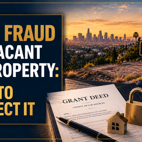 Deed Fraud on Vacant LA Property: How to Protect It