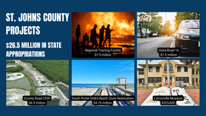 St. Johns County Budget Update for Key Projects