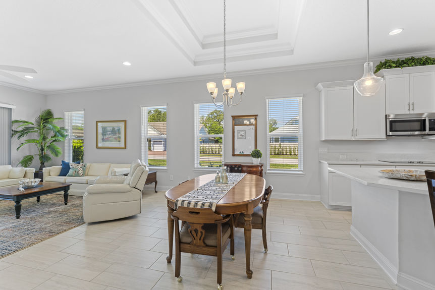 Open Concept Dining Room with Seamless Flow