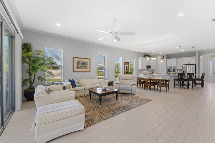 Bright and Spacious Living Room with Open Layout