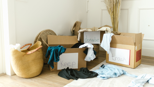 Homeowners sorting through decades of possessions