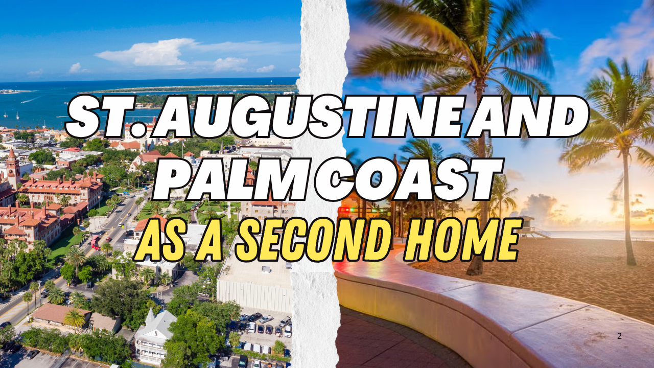 Discover why many Northeast buyers are choosing St. Augustine and Palm Coast, FL for their second homes—explore lifestyle benefits, investment potential, and relocation insights.