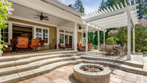 An example of a well-kept patio home or villa in a Florida community, ideal for buyers planning a second home before retirement.