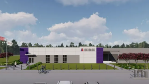 Rendering of the DC Blox data center building in Palm Coast, Florida, part of Project Orchid tech expansion