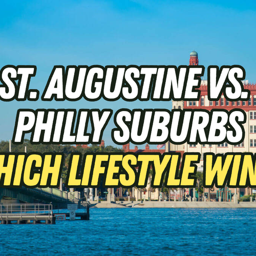 How Different Is Life in St. Augustine Compared to the Philadelphia Suburbs?