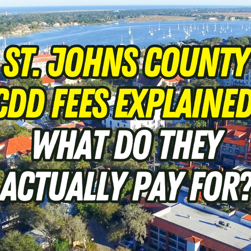 St. Johns County CDD fees explained: What do they actually pay for?