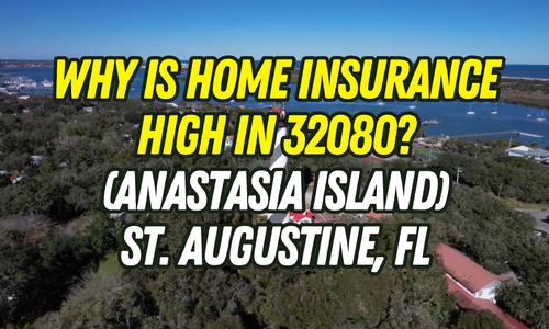 Why is home insurance so high in 32080 (Anastasia Island)?