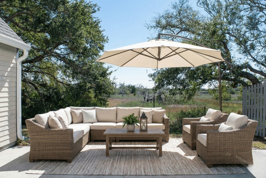 A tranquil view of the natural marsh and nature preserve from the rear patio of 364 Village Dr, located in the gated Villages of Vilano community in St. Augustine, Florida.