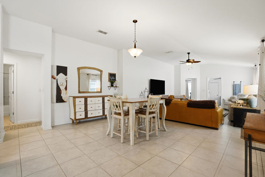 Open Concept Dining Room | 52 Newland Court St. Augustine, FL 32092