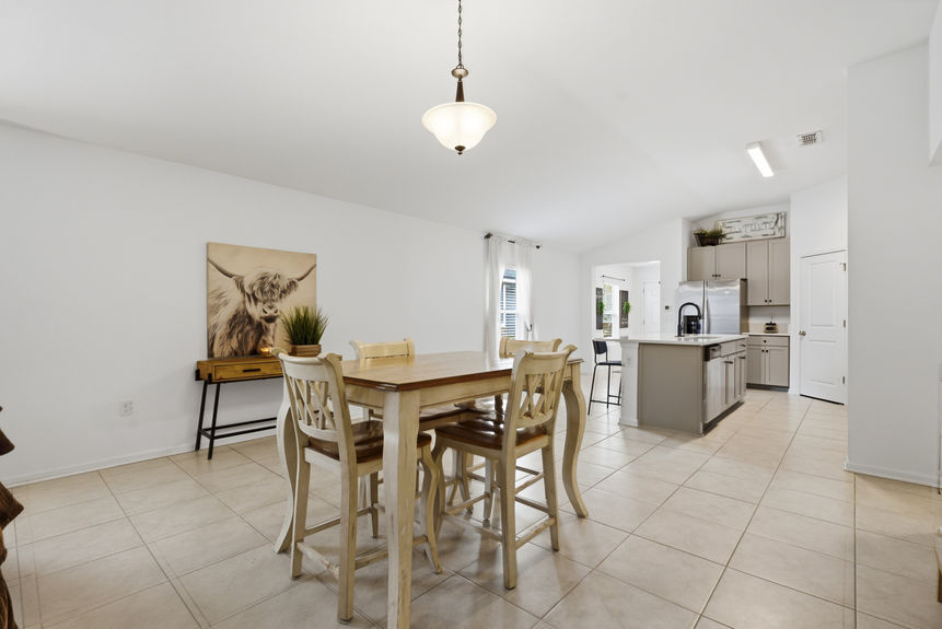 Open Concept Dining Room | 52 Newland Court St. Augustine, FL 32092