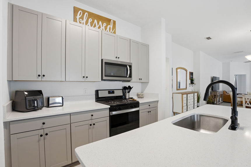 Modern Kitchen with Island | Real Estate 52 Newland Court St. Augustine