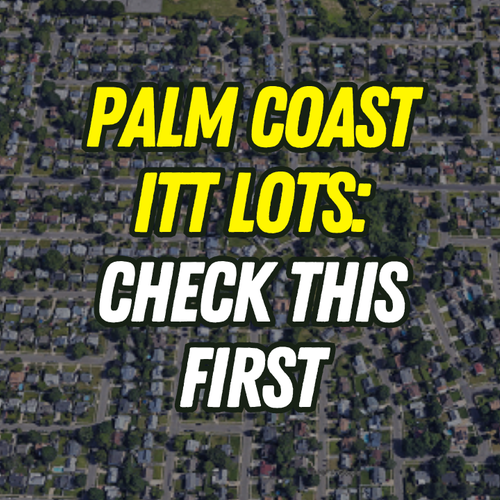 Buying an ITT Lot in Palm Coast? Drainage Issues You Need to Check First
