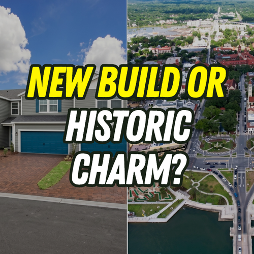 New Construction vs. Historic Homes in St. Augustine, FL: What Every Buyer Should Know Before Deciding