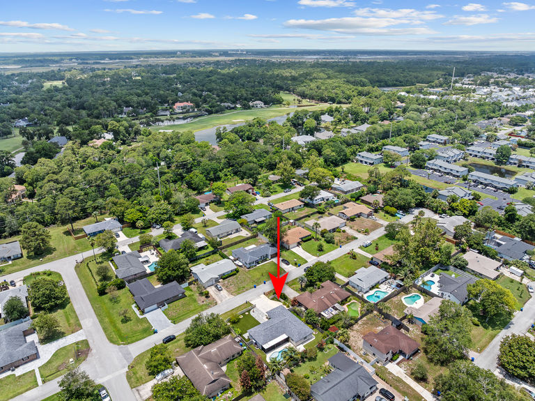 Aerial View of Dolphin Cove Neighborhood | Ponte Vedra Beach