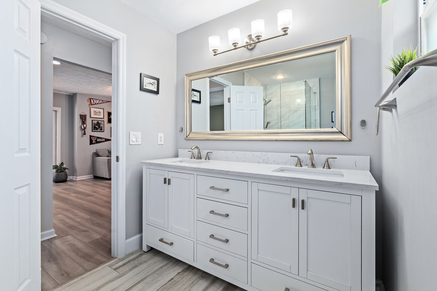 Remodeled Bathroom with Walk-In Glass Shower | FL Home