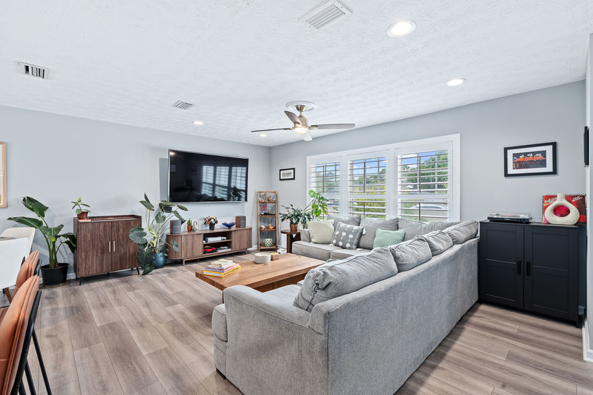 Open-Concept Living Room & Family Area | Ponte Vedra Beach