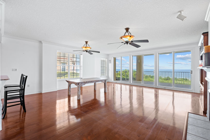 Ocean View Living Room at 230 N Serenata Blvd Unit 711