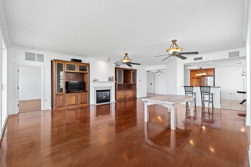 Ocean View Living Room at 230 N Serenata Blvd Unit 711