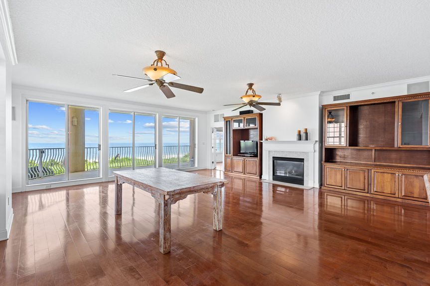 Open Kitchen and Living Area at 230 N Serenata Blvd