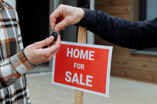 A homeowner sealing a deal