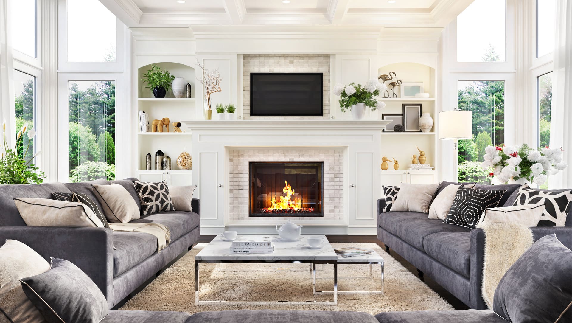 fireplace-whitcabinets