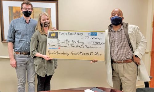 Virginia Homebuyers Receive a Homebuyer Grant Check for $3,212.00