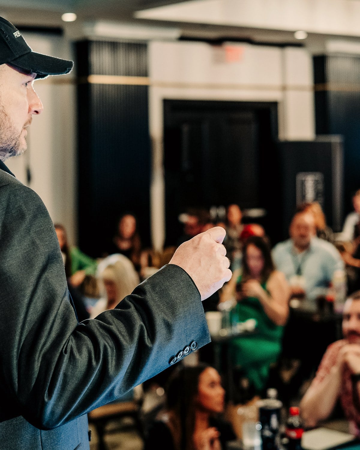 PREMIERE Summit — in front of the room