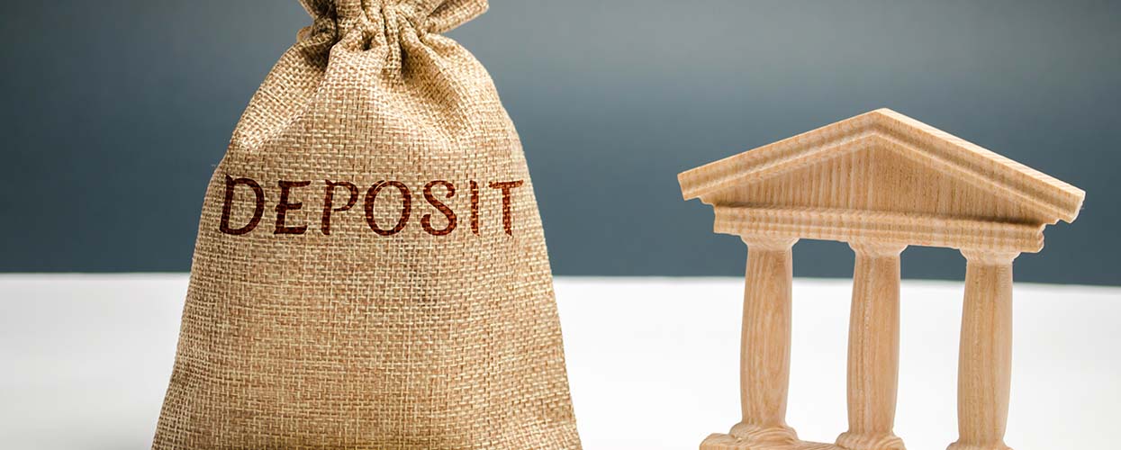 Deposit savings concept highlighting readiness for buying a home vs renting decision