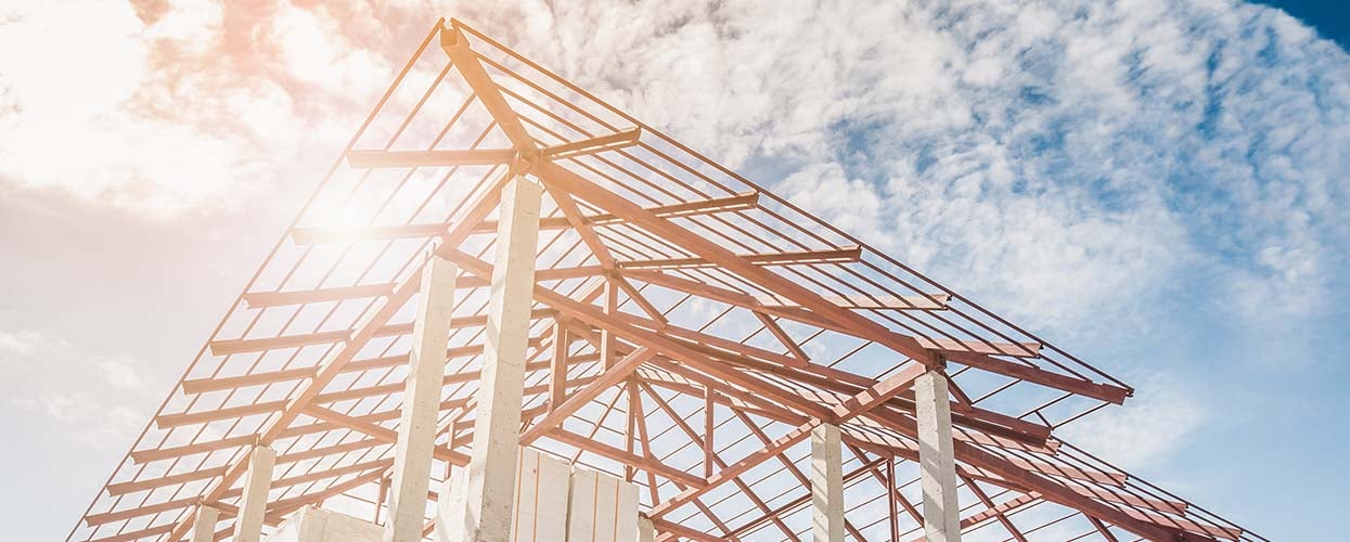 Framed home addition construction adding square footage to boost property resale value