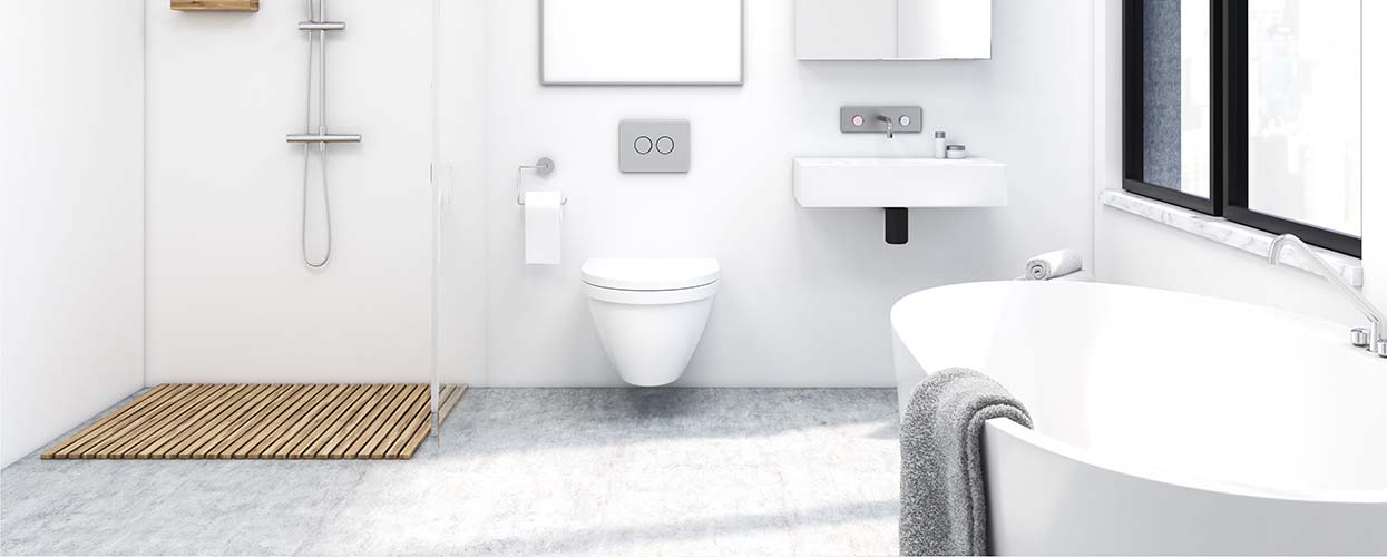 Modern bathroom addition with luxury fixtures adds value and appeal for home resale