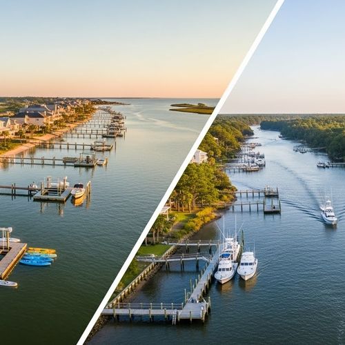 What's the Difference Between Bogue Sound and Newport River Waterfront Properties?