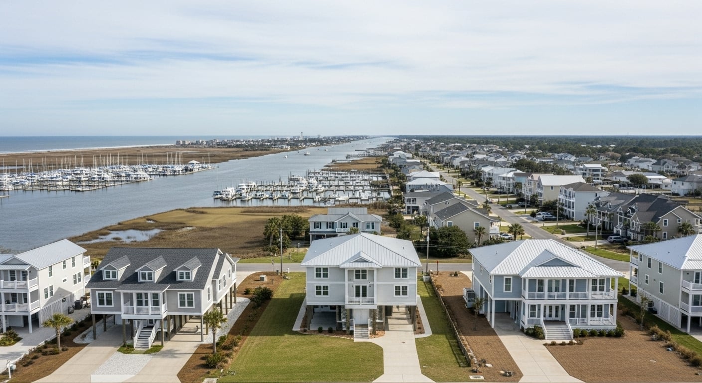 Coastal NC waterfront homes showing market conditions skilled negotiators navigate