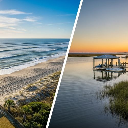 What's the Difference Between Oceanfront and Sound Properties in Carolina Beach