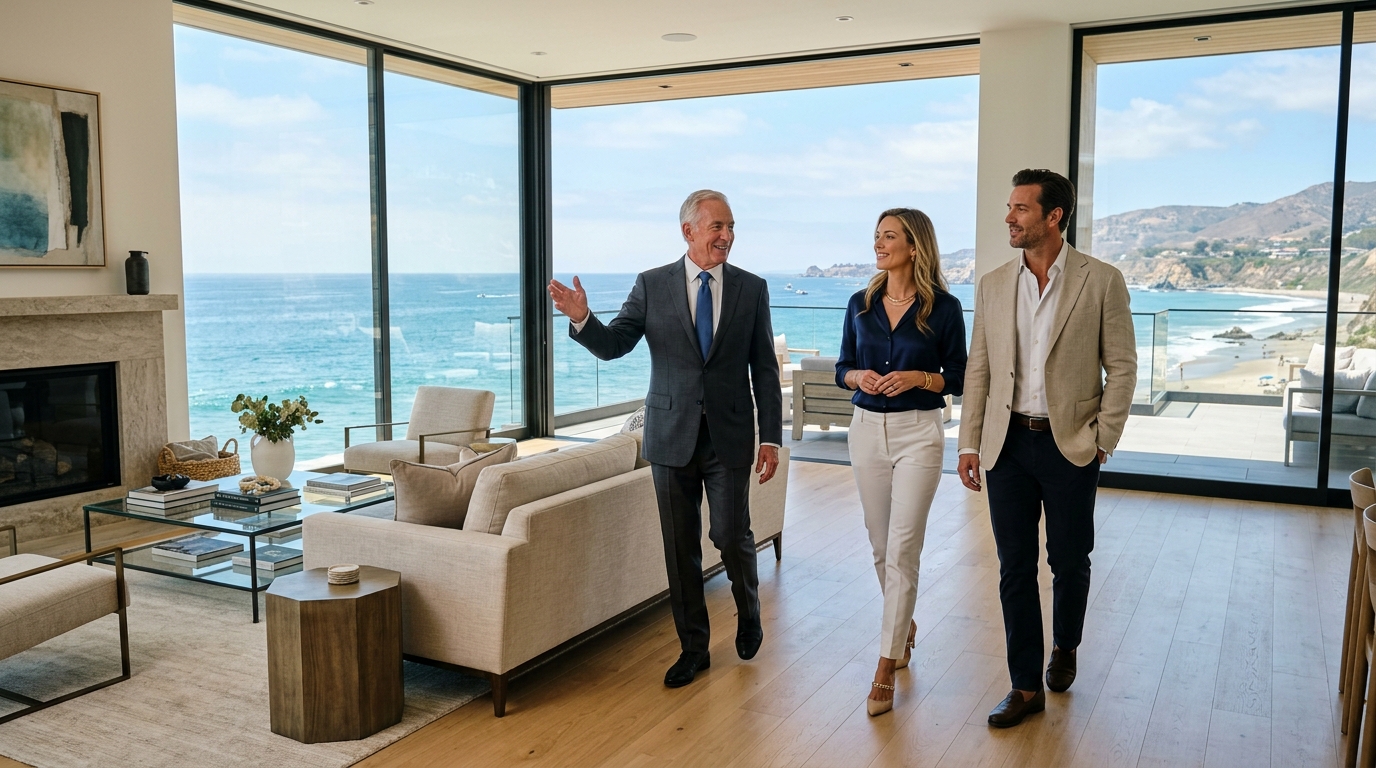 VIP home search tour in a luxury coastal home with ocean views in Coastal NC