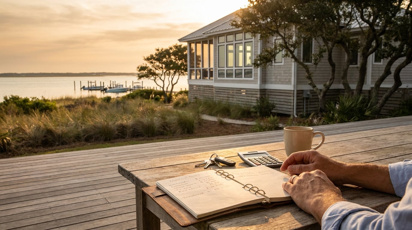 Atlantic Beach, NC waterfront home investment planning near coastal property