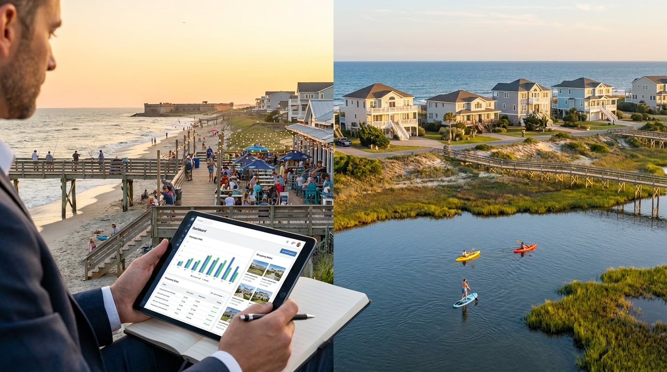 Atlantic Beach and Emerald Isle short-term rental investment comparison