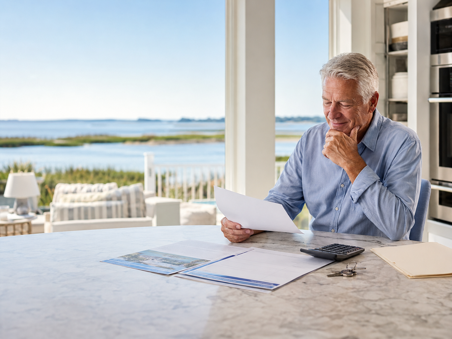 Coastal NC seller reviews cash offer and alternative financing at waterfront home
