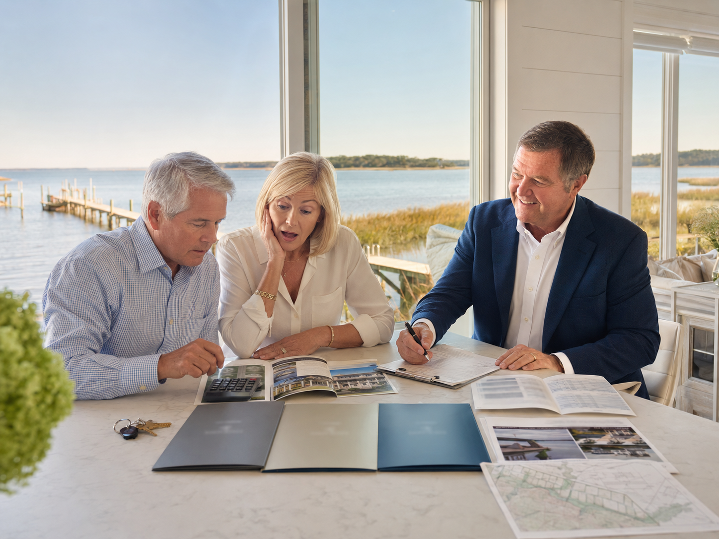 Raleigh buyers review flood and wind insurance for a Morehead City waterfront home