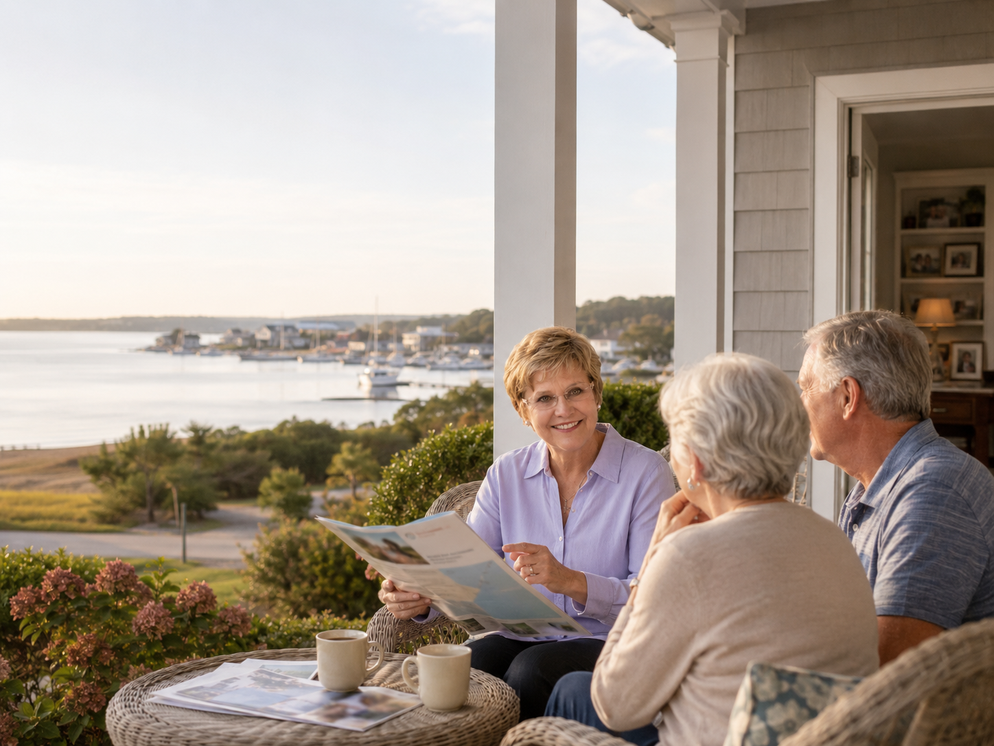Retirees explore Crystal Coast communities with a local real estate advisor