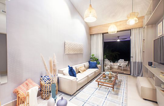 sala y terraza