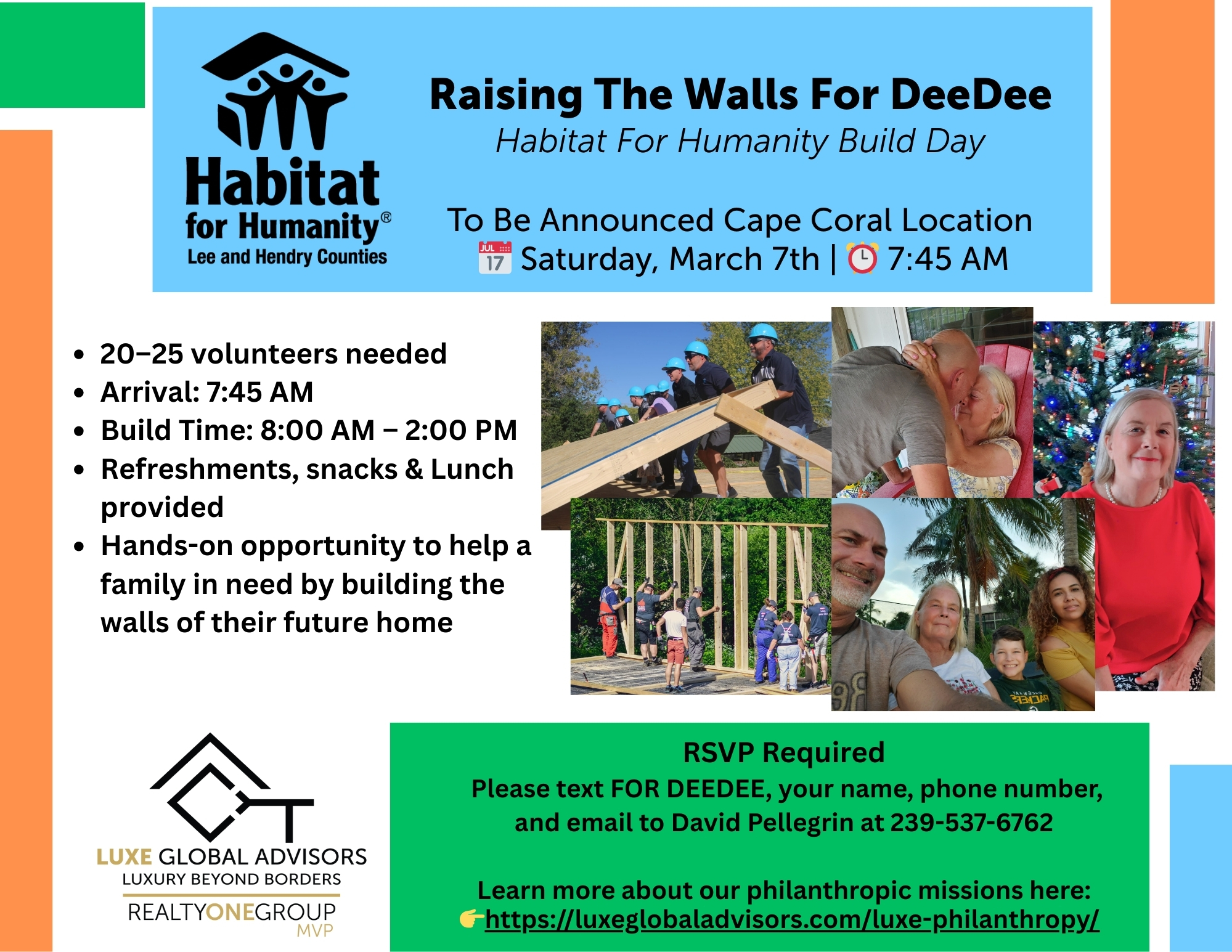 Habitat For Humanity Wall Raising March 7th