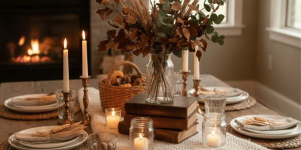 Effortless, Affordable, Last-Minute Tablescapes for Your Holiday Gatherings