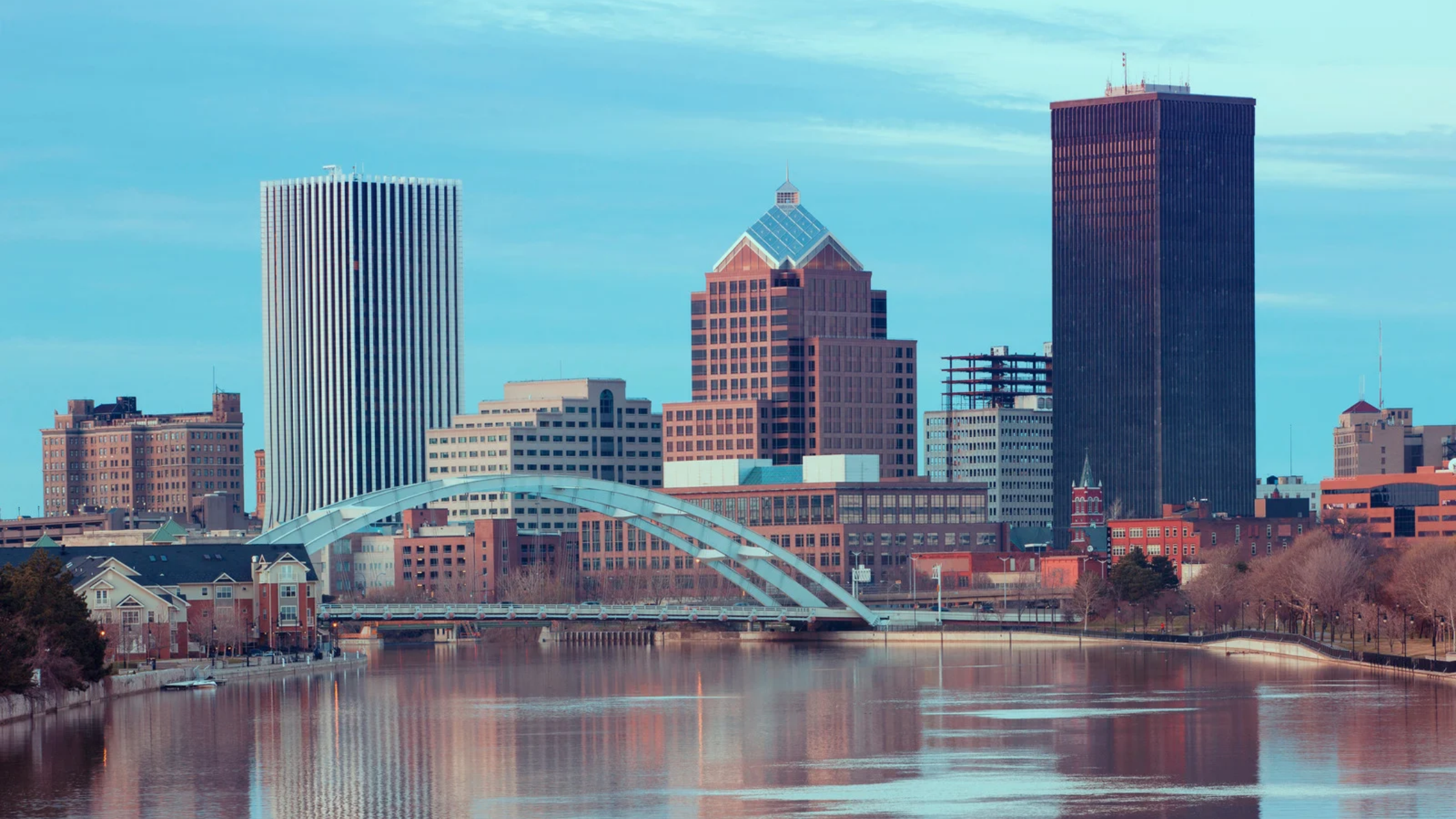 skyline of Rochester, NY