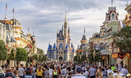Magic Kingdom is decorated for fall as Hal…