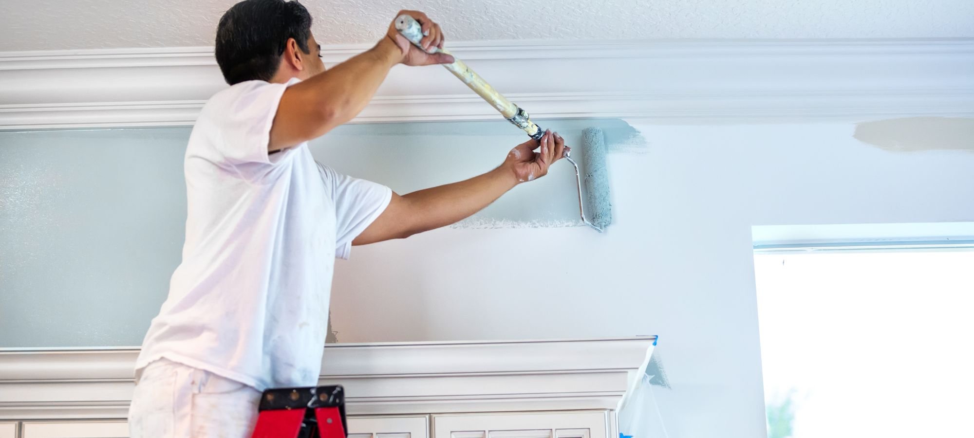 painting a house