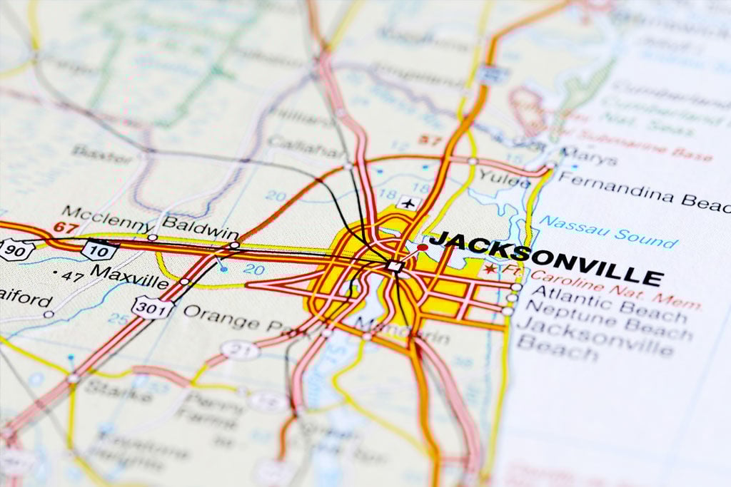 Atlantic Salt Realty - Jacksonville Map