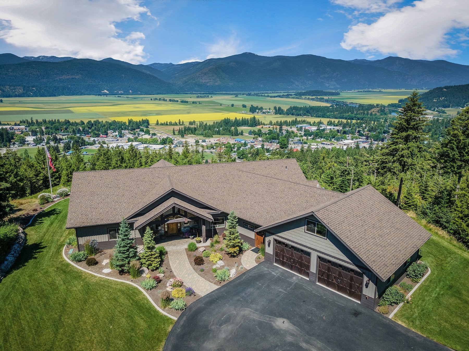 bonners ferry idaho, real estate, home, view, mountains