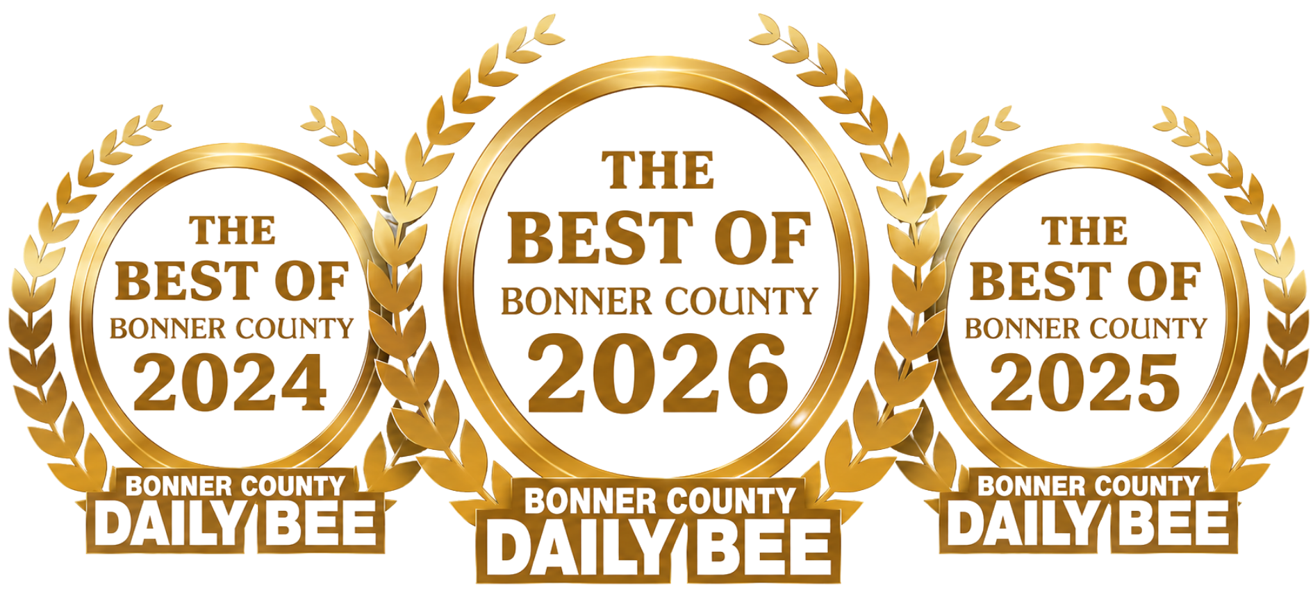 3 badges of best real estate agent in bonner county