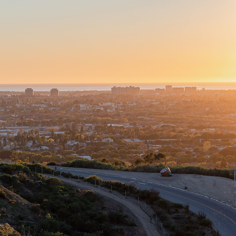 Sunset-view-from-hills-in-Culver-city