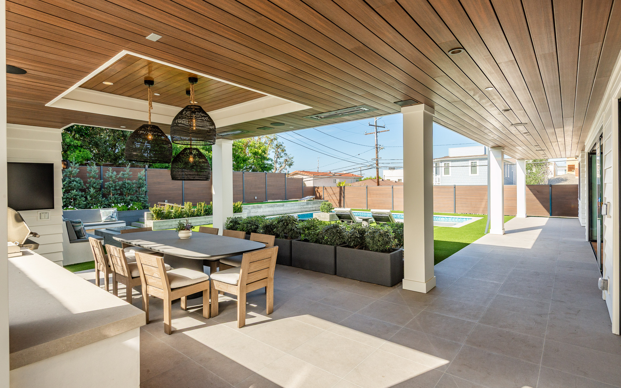 Rooftop deck